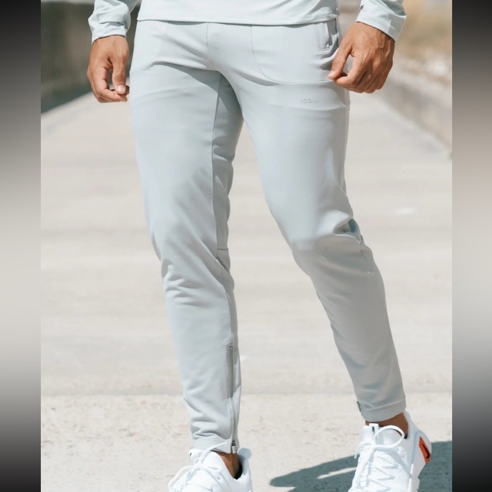 ICON Men's Light Gray Joggers M - Picture 5 of 6